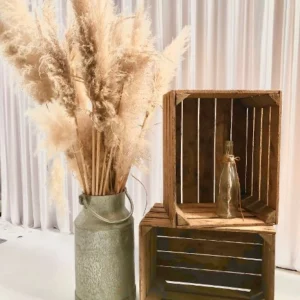 cagette en bois mariage evenement champetre