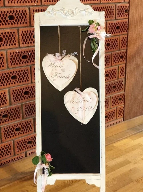 Tableau romantique ardoise